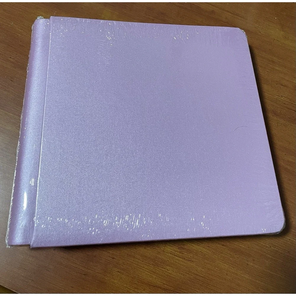 Creative Memories 8x8 Welcome Baby Hyacinth‎ Shimmer Album 16 Pages/protectors